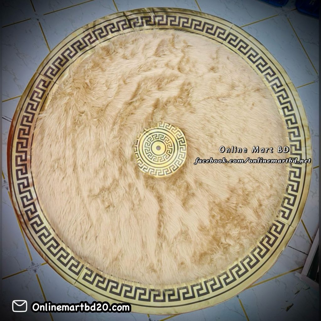 Round Fur Carpet