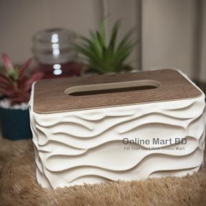 Velora Luxe Tissue Box - White